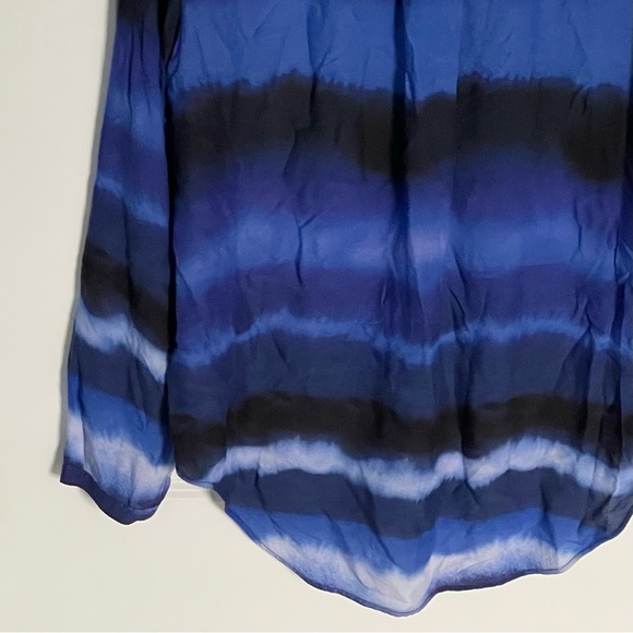 Cloth & Stone Anthropologie Blue Classic Button Blouse - 35598 - Picture 11 of 15